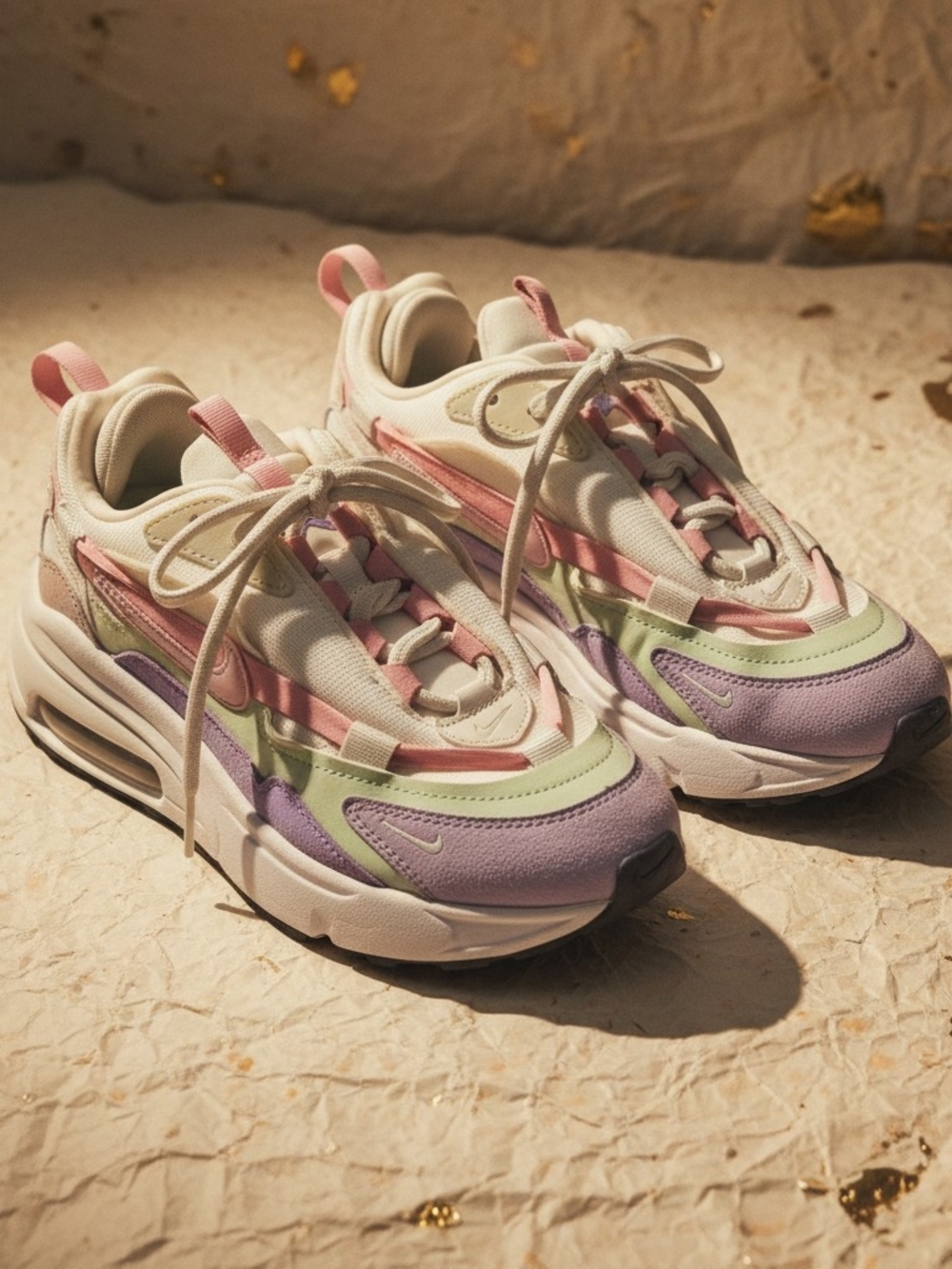 Nike Air Max Furyosa Multi Color Sneakers - Pink, Lavender & Mint 6.5